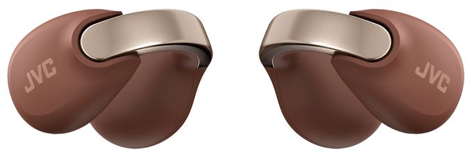 In-Ear Bluetooth Kopfhörer Kabellos TWS IPX4 USB Typ-C  HA-NP1T (Braun, Silber) 