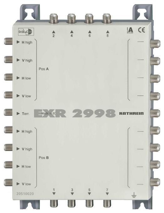 EXR 2998 Multischalter Durchgang 9 auf 8 