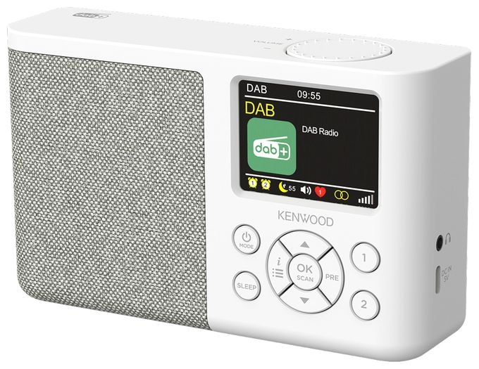 Bluetooth DAB, DAB+, FM Radio Tragbar  CR-M33DAB (Weiß) 