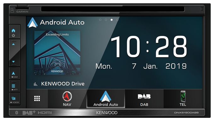 17,1 cm (6.75 Zoll) Navigationsgerät 16 GB Nordeuropa, Südeuropa DNX5190DSE3 