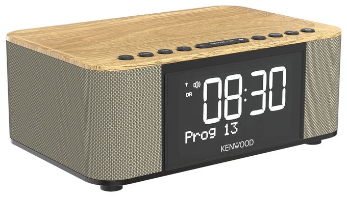 Bluetooth DAB+, FM Radio Uhr (Beige, Schwarz, Holz) CR-ST40DAB-M 