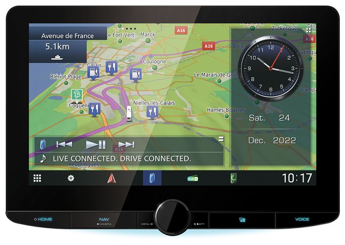25,6 cm (10.1 Zoll) Navigationsgerät 2000 GB Ganz Europa DNR992RVS 