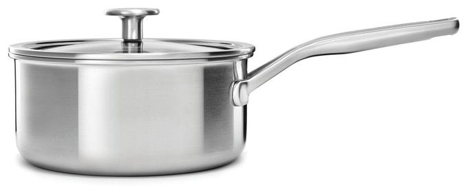 16 cm Rund Edelstahl beschichtet Kasserolle 