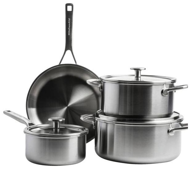  MultiPly Kochtopfset 4-teilig (Edelstahl) 