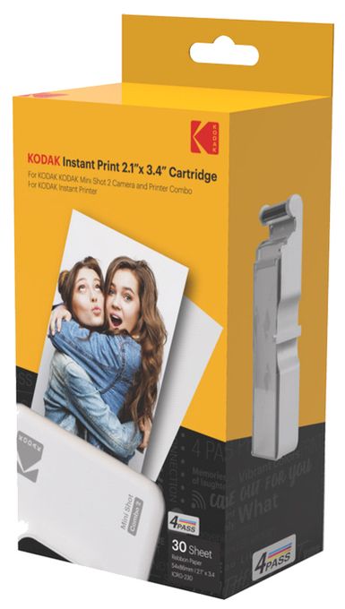 ICRG230 Patrone für tragbaren Fotodrucker 30 Fotos 5,3 x 8,6 cm 