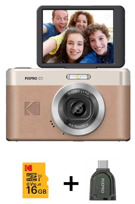 Kompaktkamera  Pixpro C1 (Braun) 