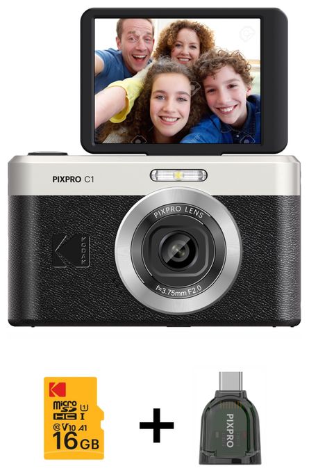 Kompaktkamera  Pixpro C1 (Schwarz) 