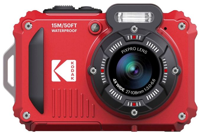 Kompaktkamera 4x Opt. Zoom  Pixpro WPZ2 Set inkl. 16GB SD-Karte und Zweitakku (Rot) 