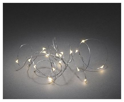 Micro LED 4400 mm Warmweiß Batterie/Akku 1461-190 Micro LED Lichterkette 