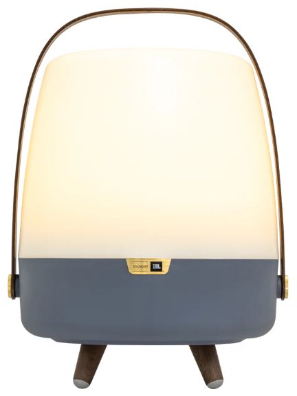 10 W Bluetooth Lautsprecher Laufzeit bis 11 h  Lite-up Play 2.0 (Blau, Weiß, Holz) 