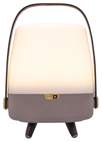 8 W Bluetooth Lautsprecher Laufzeit bis 11 h  Lite-up Play Mini (Beige, Weiß, Holz) 