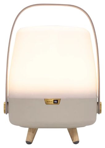 8 W Bluetooth Lautsprecher Laufzeit bis 11 h  Lite-up Play Mini (Sand, Weiß, Holz) 