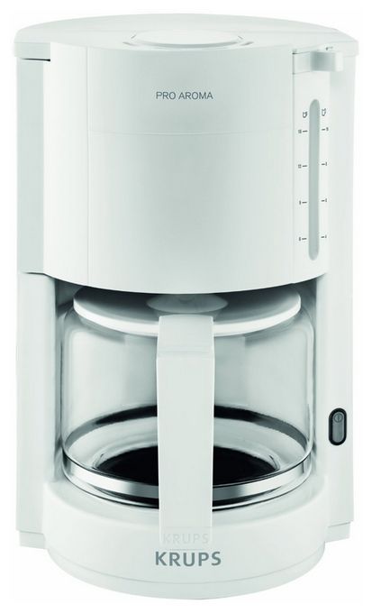 10 Tassen Filterkaffeemaschine  F30901 ProAroma (Weiß) 