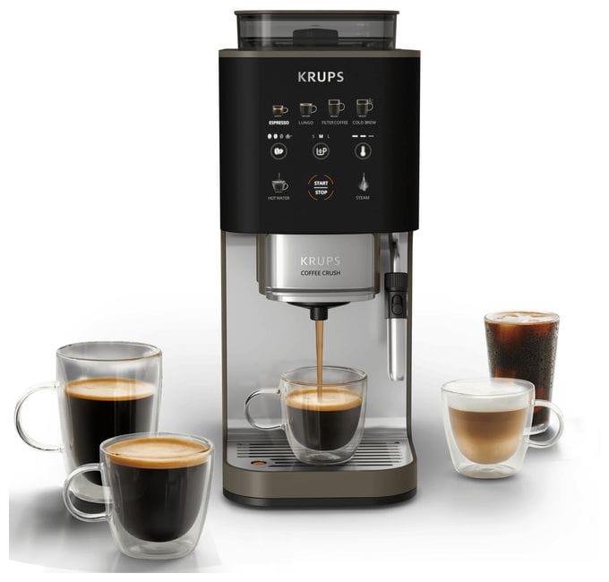 Kaffeevollautomat 15 bar  SA403B (Schwarz, Edelstahl) 