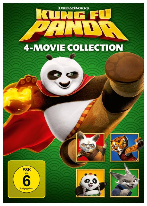 Kung Fu Panda - 1-4 Collection (DVD) 