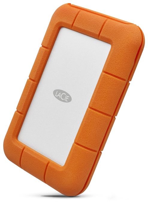 5 TB externe Festplatte USB Typ-C  Rugged (Grau, Gelb) 