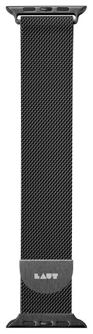 Armband Watch Series 4-10/Watch SE/Watch Ultra 40/41/42 mm  Steel Loop (Schwarz) 