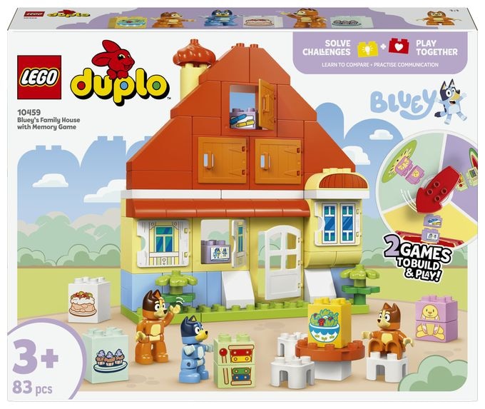 Blueys Familienhaus mit Memory-Spiel 
