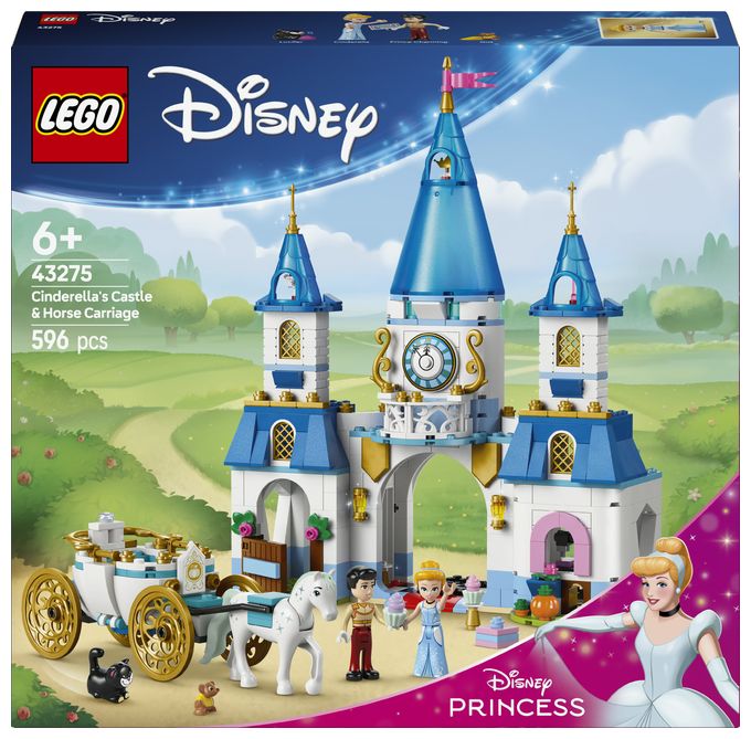 Cinderellas Schloss und Pferdekutsche 
