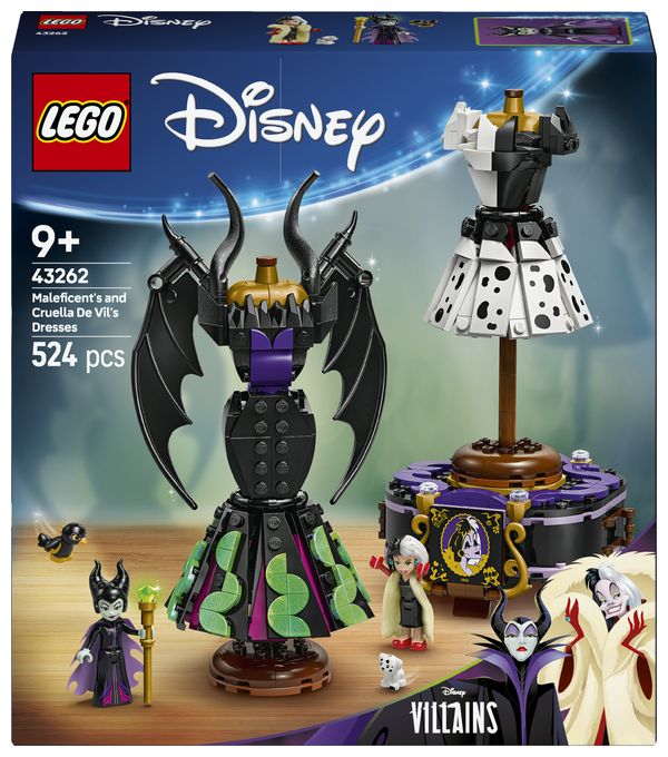 Die Kleider von Malefiz und Cruella De Vil 