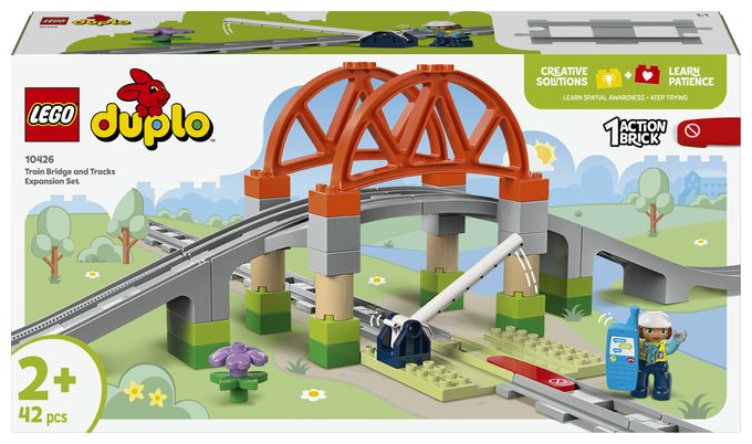 Eisenbahnbrücke und Schienen – Erweiterungsset 