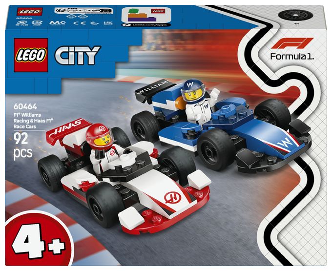 F1® Williams Racing und Haas F1® Rennautos 