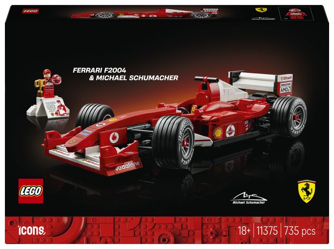 Ferrari F2004 und Michael Schumacher 