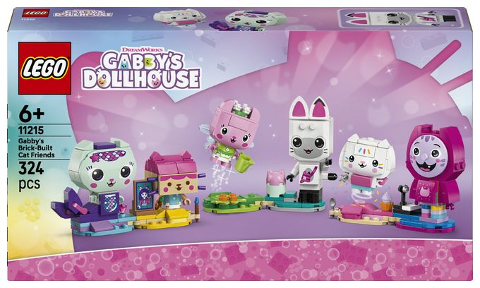 Gabbys Katzenfreunde aus LEGO Steinen 