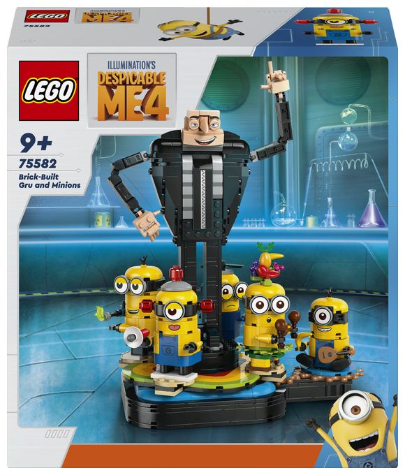 Gru und die Minions aus LEGO® Steinen 