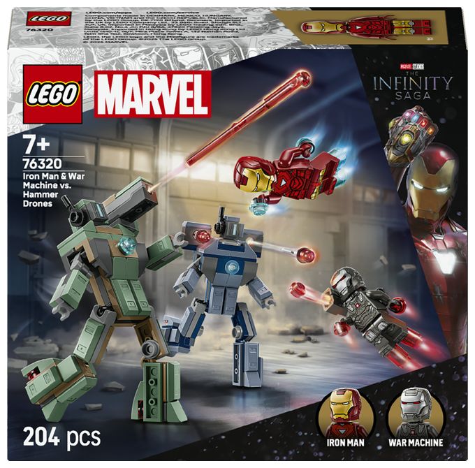 Iron Man & War Machine vs. Hammer-Drohnen 