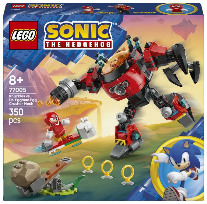 Knuckles vs. Dr. Eggmans Egg Crusher Mech 