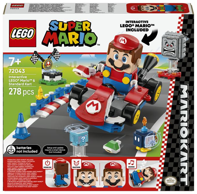 Mario KartTM – Interaktiver LEGO® MarioTM & Standard-Kart 