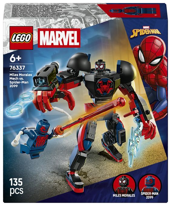 Miles Morales Mech vs. Spider-Man 2099 