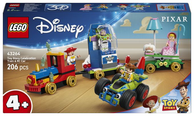 Partyzug und das Auto RC aus Toy Story 