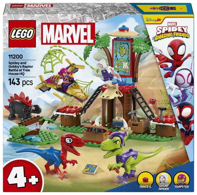 Showdown am Baumhaus: Spidey-Rex vs. Gobby-Raptor 