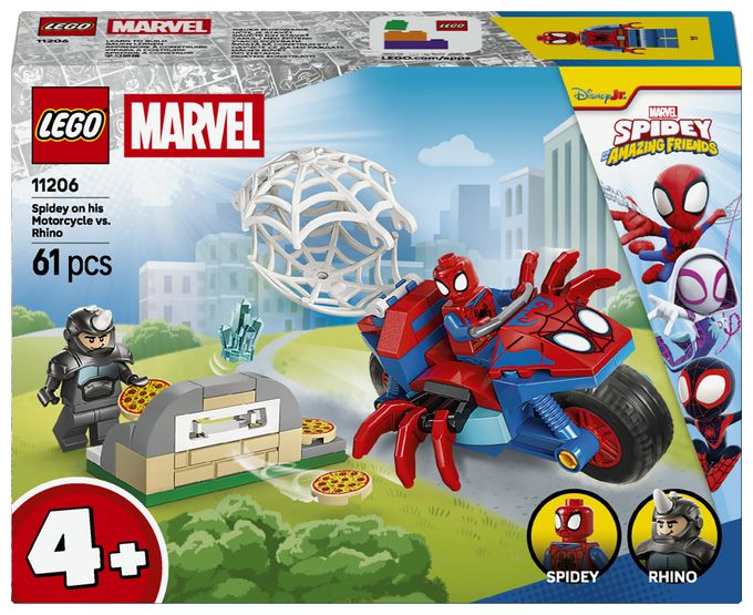 Spidey auf Motorrad vs. Rhino 