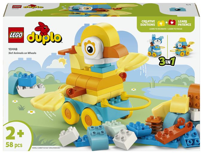 Tiere auf Rädern 3-in-1-Set 