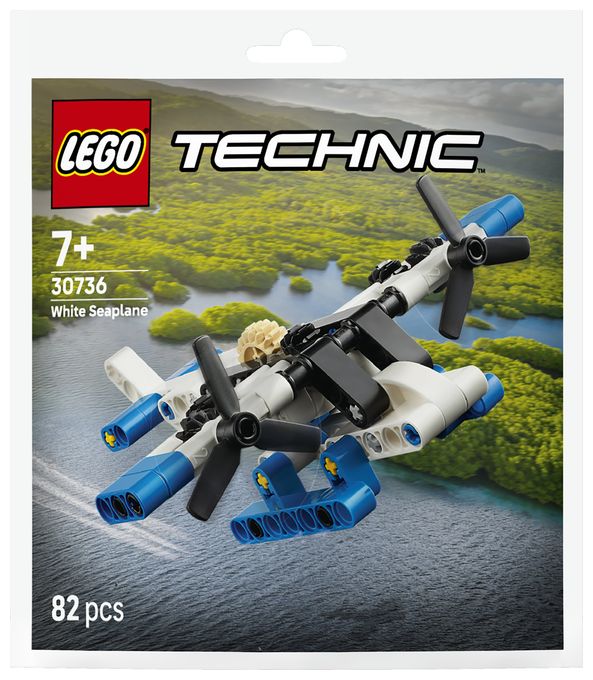 Weißes Wasserflugzeug 
