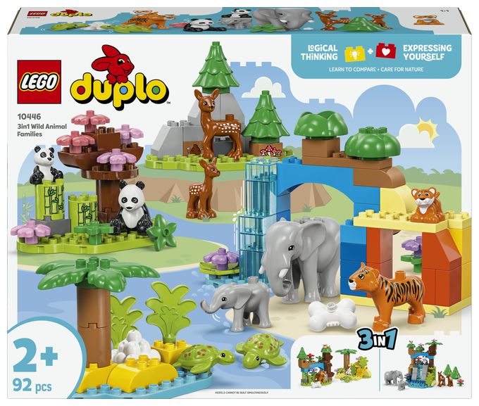 Wildtier-Familien 3-in-1-Set 