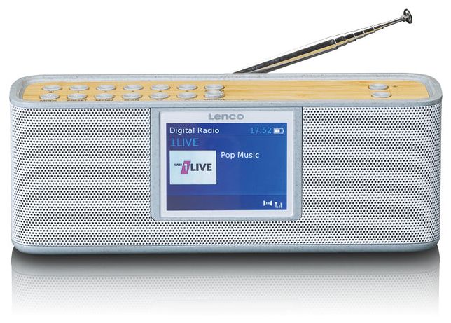Bluetooth DAB, DAB+, FM Radio Persönlich  PDR-046 (Braun, Weiß) 