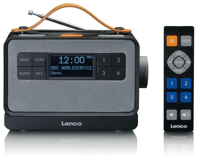 Bluetooth DAB+, FM Radio Tragbar  PDR-065 (Schwarz) 