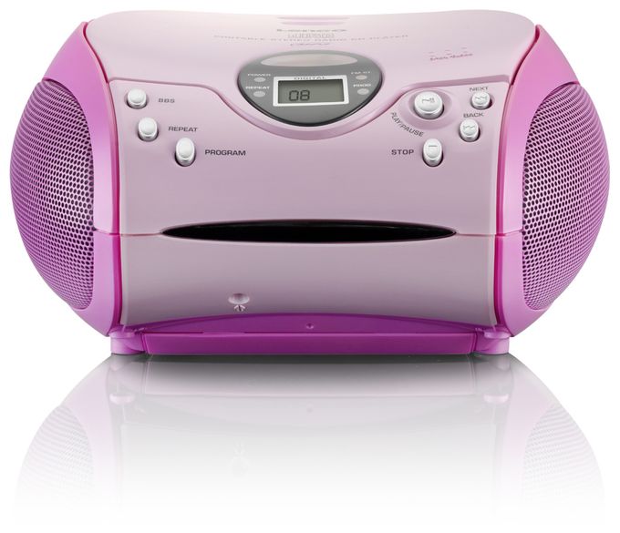 CD Payer FM Radio  SCD-24 (Pink) 