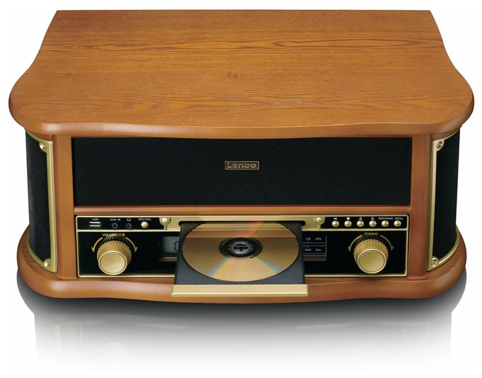 Audio-Plattenspieler mit Riemenantrieb  TCD-2551 (Holz) 