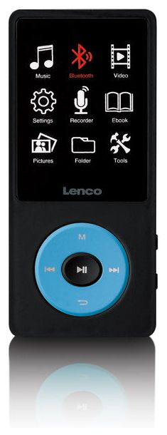 MP3 Spieler 8 GB  Xemio-860 (Schwarz, Blau) 