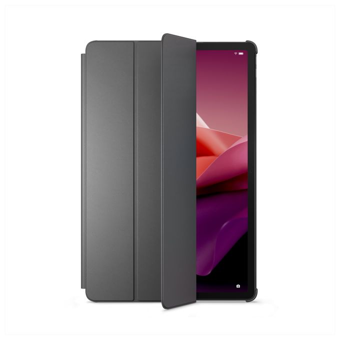 Folio aus Kunststoff für Lenovo Tab P12 bis 32 cm (12.6") (Grau) Folio Case 