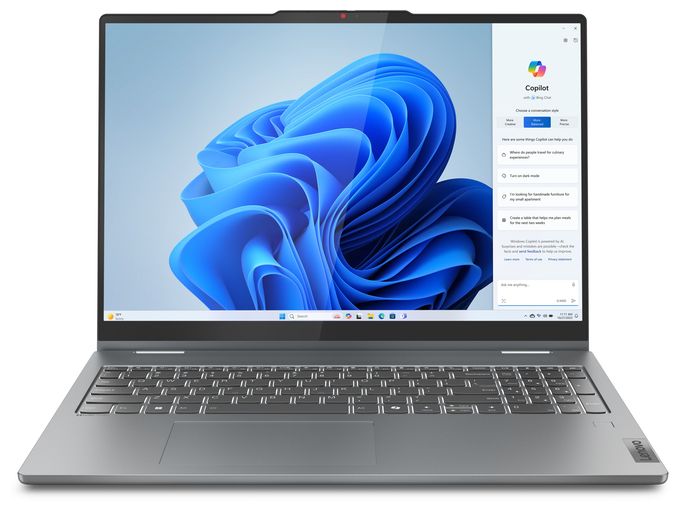 WUXGA Notebook 40,6 cm (16 Zoll) 1920 x 1200 Pixel 1 TB SSD Windows 11 Home AMD Ryzen 5 max. 5 GHz  IdeaPad 5 2-in-1 16AHP9 (Grau) 