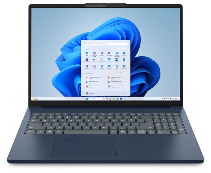 WUXGA Notebook 40,6 cm (16 Zoll) 1920 x 1200 Pixel 1 TB SSD Windows 11 Home Intel® Core™ i5 max. 4,6 GHz  IdeaPad Slim 3 16IRH10 (Blau) 