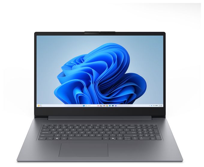 Full HD Notebook 43,9 cm (17.3 Zoll) 1920 x 1080 Pixel 512 GB SSD Windows 11 Home Intel Core 5 max. 4,6 GHz  IdeaPad Slim 3 17IWC11 (Grau) 