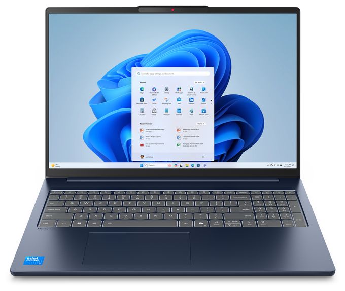 WUXGA Notebook 40,6 cm (16 Zoll) 1920 x 1200 Pixel 1 TB SSD Windows 11 Home Intel® Core™ i7 max. 4,9 GHz  IdeaPad Slim 5 16IRH10 (Blau) 