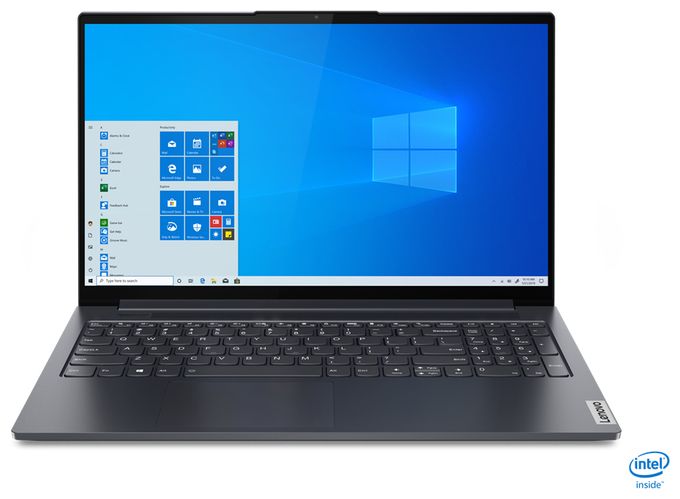 Full HD Notebook 39,6 cm (15.6 Zoll) 1 TB SSD Windows 10 Home Intel® Core™ i5 max. 4,2 GHz  Yoga Slim 7 (Grau) 